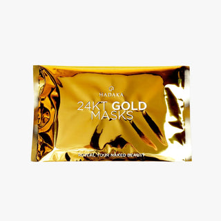 24K Gold Collagen Mask Trio – Face, Eyes & Lips