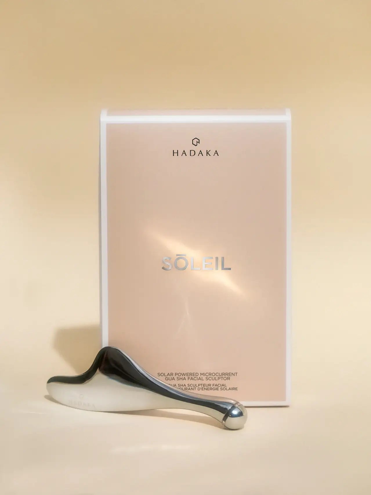 SŌLEIL Gua Sha à micro-courant à énergie solaire