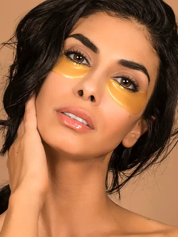 Masque pour les yeux en or 24 carats