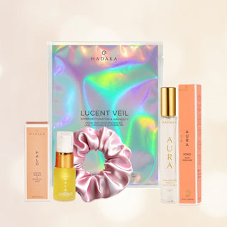 AURA OF GLOW KIT - Limited Edition Hair Perfume & Skin Care Gift Set