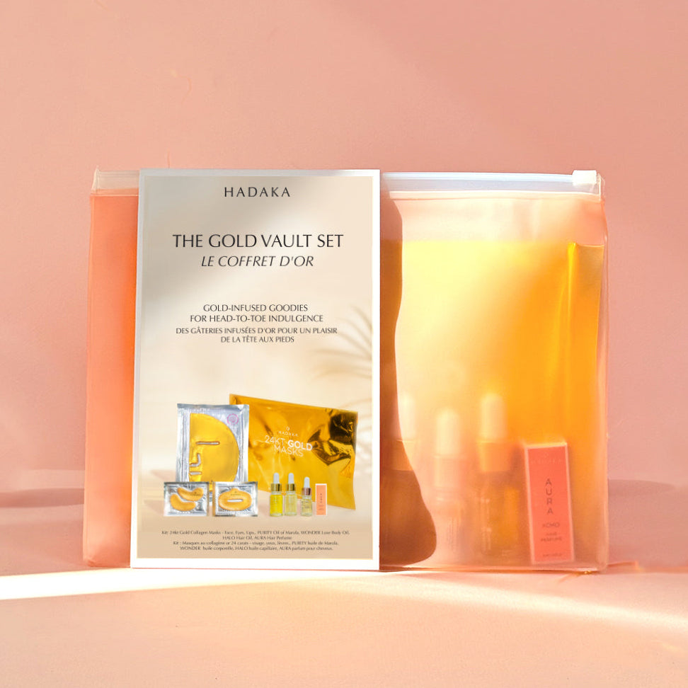 THE GOLD VAULT SET  – Luxury Hair & Skin Care Gift Set