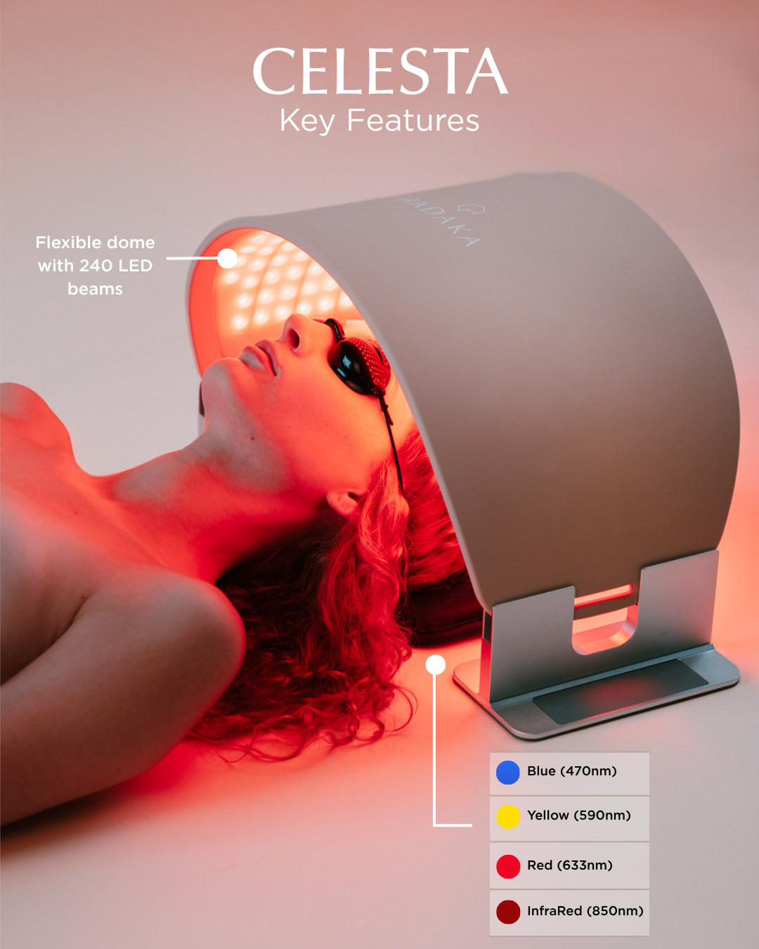 CELESTA – LED Light Therapy Dome for Face & Body