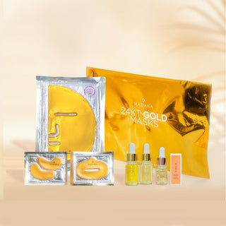 THE GOLD VAULT SET  – Luxury Hair & Skin Care Gift Set