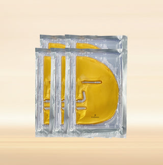 24KT Gold Collagen Hydrating Face Mask Pack of 5